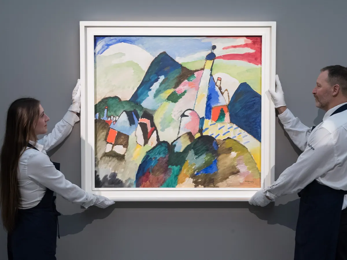 Wassily Kandinsky Painting's Triumphant Return: Stolen Art Fetches Record £37.2m at Auction